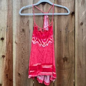 Free People razorback tank top shirt medium flowy FP